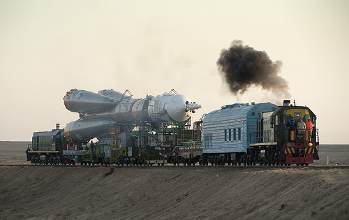 Soyuz Delivery to the Launch Pad