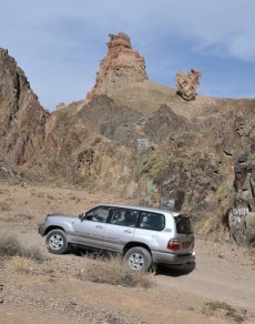 Charyn Canyon Car