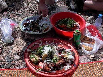 Shashlik in Chimbulak