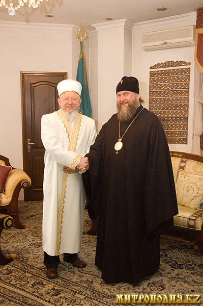 Metropolitan Bishop of Astana and Kazakhstan and Grand Mufti of Kazakhstan Christmas 2011