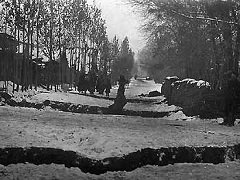 Streets of Verniy after the 1911 earthquake