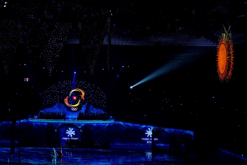 Asiad 2011 Opening at Astana Arena in Kazakhstan