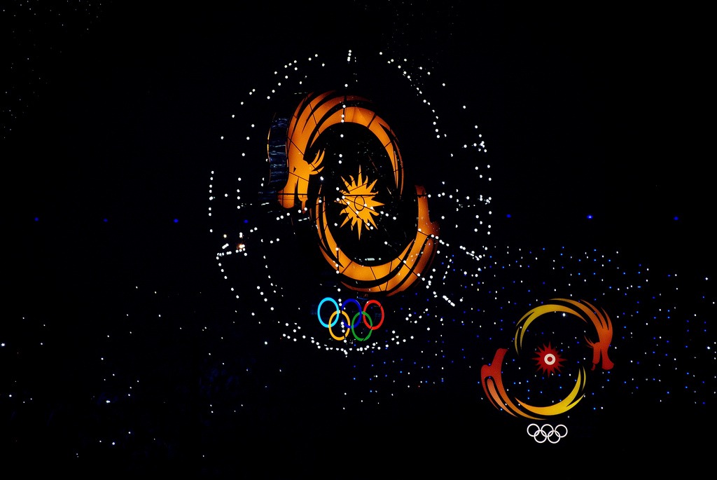 Astana Arena During Asiad 2011 in Kazakhstan
